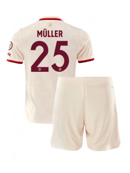 Bayern Munich Thomas Muller #25 Replika Tredje Kläder Barn 2024-25 Kortärmad (+ byxor)